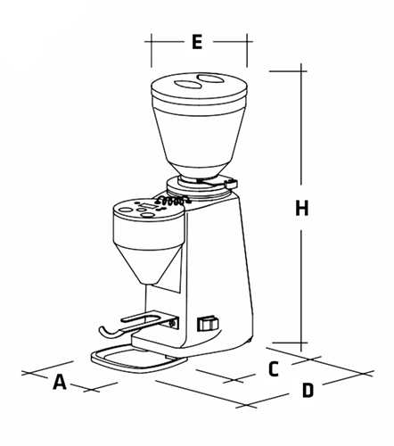 آسیاب قهوه مازر مدل Mini Electronic A